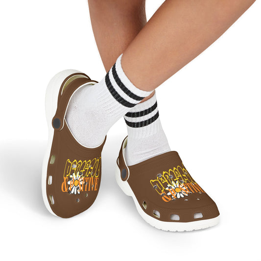 Peaceful and positive - Kid's Slide Sandals